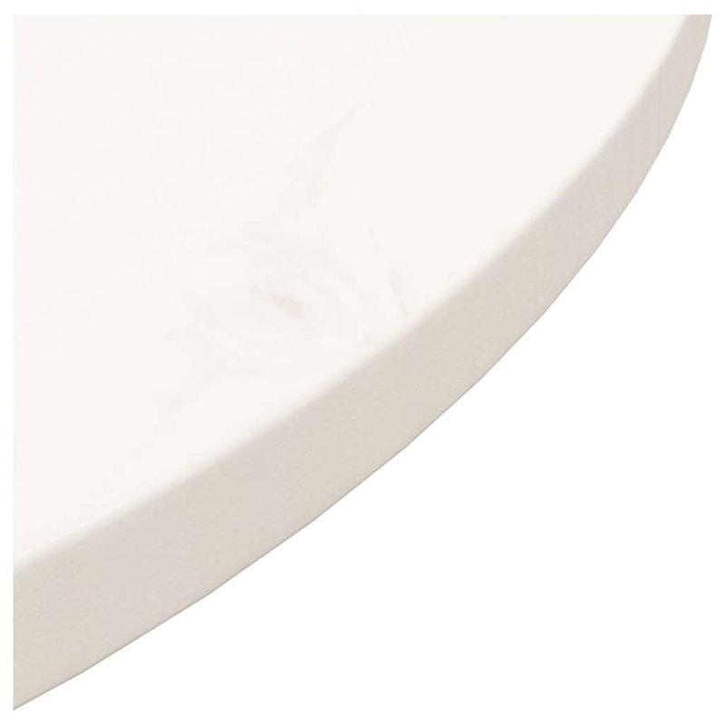 Kellar Solid Wood Table Top, 2.5cm H x 70cm W x 70cm D, Antique White