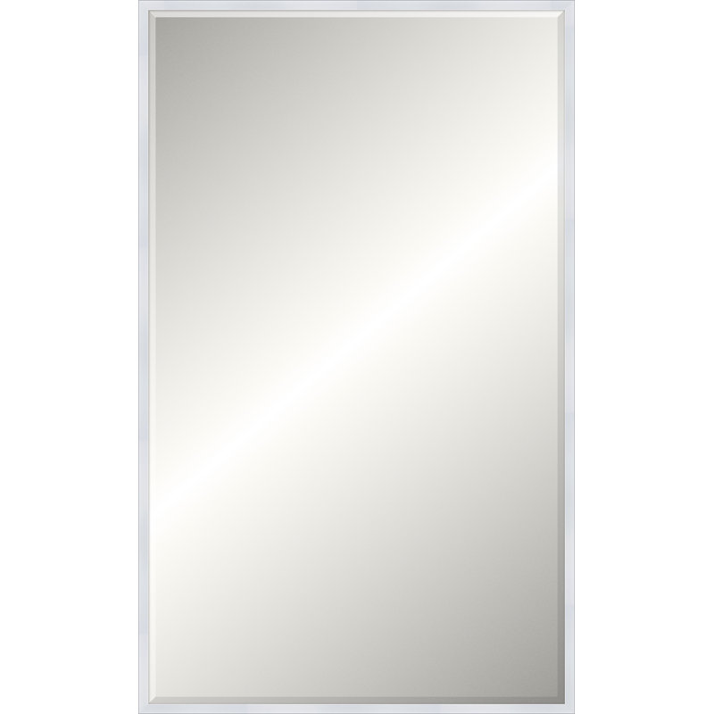 Davenport Mirror, Bright Silver, Beveled