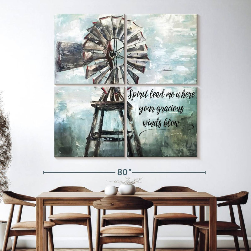 Lilie Primitive Windmill, 74" H x 74" W