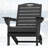 Outdoor Adirondack Chair Weather-Resistant HDPE Foldable Fire Pit Chairs With Cup Holder-111030215