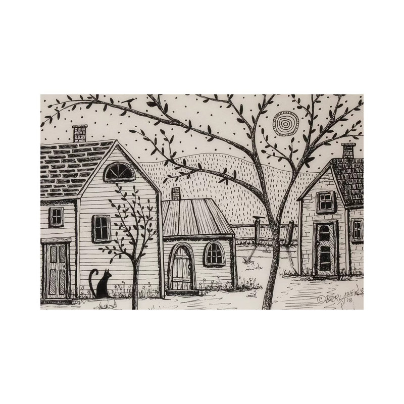 Country Cottages by Karla Gerard - Wrapped Canvas Print, 20.32cm H x 30.48cm W