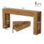 Console en bois massif 63 "