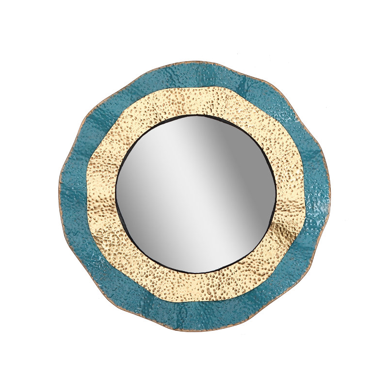 Miroir d'appoint mural rond