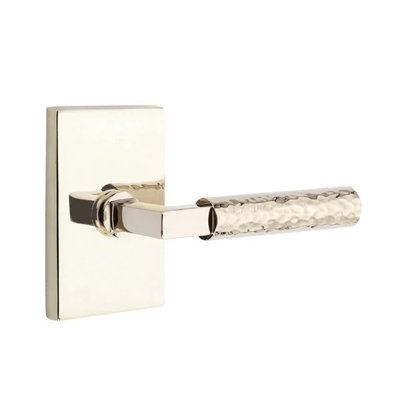 Passage Door Lever with Square Rosette