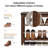 Entryway 3-Tier Solid Wood Shoe Bench with Storage-1736309574