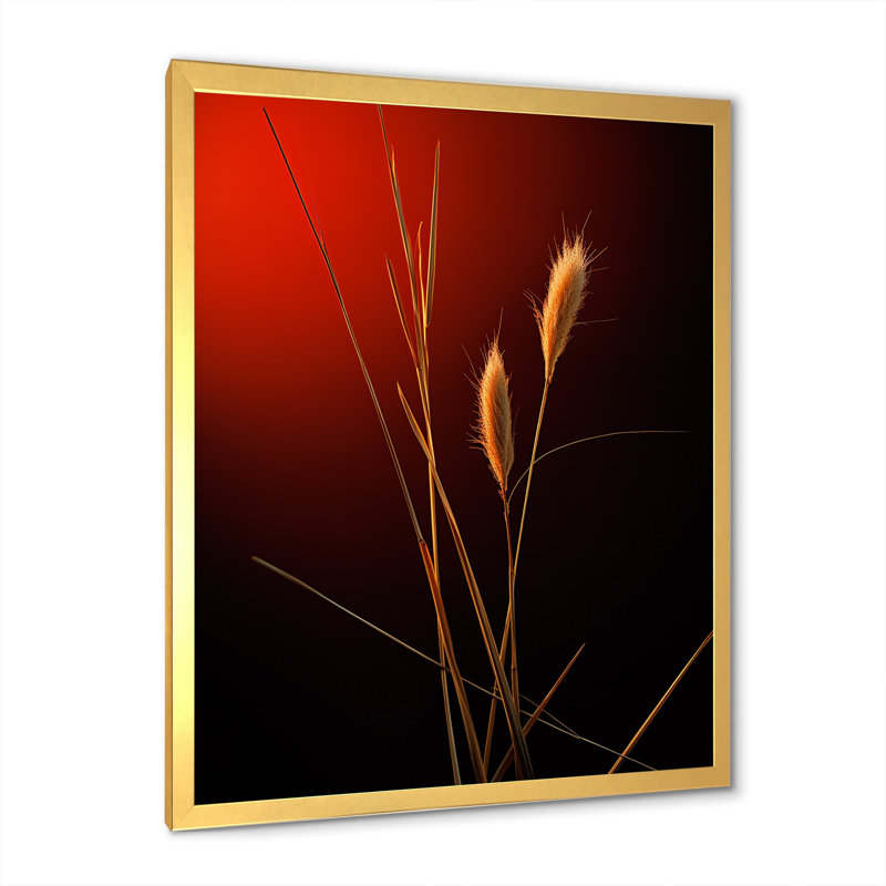 Golden Glide, reproduction d'art sur toile, H 32 po x l 24 po x P 1 po, Cadre doré simple