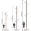 Addiline Freestanding 8 - Hook Coat Rack