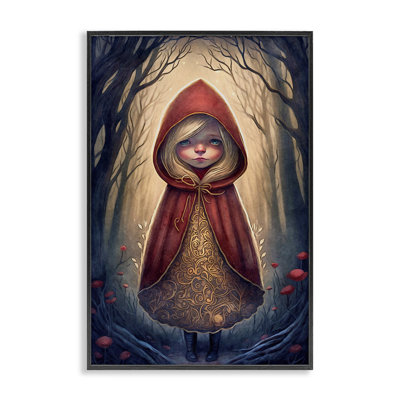 Mystic Red Riding Hood, art de la giclée encadrée par The Dutch Lady