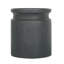 Table d'appoint cylindrique en bois noire D14x16 "