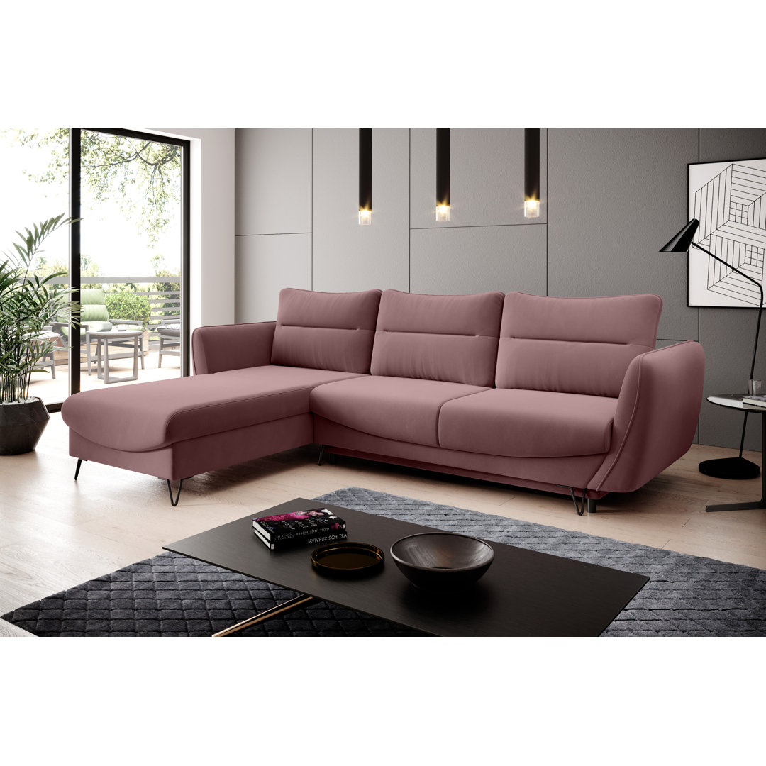 Ecksofa Storden mit Bettfunktion