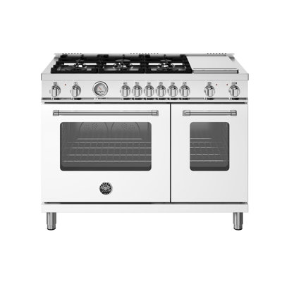 Master Series Dual-Fuel Range 48" - 6 Burners + Electric Griddle - Electric Oven