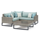 Sameko Outdoor 4 - Piece Conversation Set