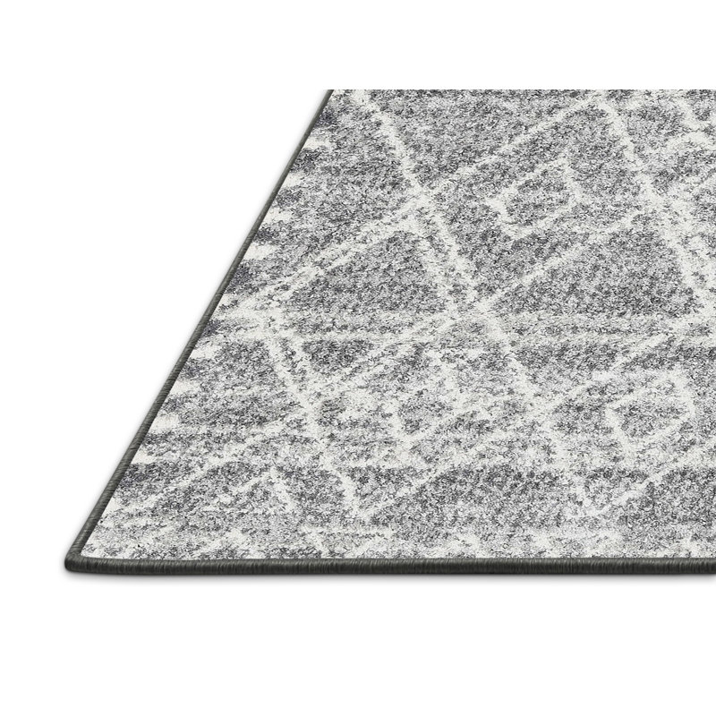 Tapis gris zone contemporaine, Rectangle 5 pi x 8 pi