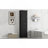 Tall Bathroom Storage Cabinet, Freestanding Storage Cabinet With Two Doors And Adjustable Shelves, Door Shelve Design, MDF Board With Painted Finish, Black-427116728