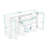 Buffet Sideboard with 4 Doors, 2 Drawers, Adjustable Shelves and Power Outlet-2124344303