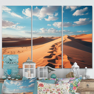 Desert Glamis Sand Dunes III Landscape & Nature Wall Decor on Metal