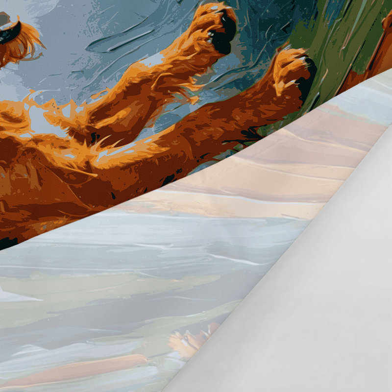 Tapisserie murale Dogs Irish Terrier, 88 po x 104 po