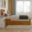 Nantucket Solid Wood Platform Bed with Panel Footboard and Storage Drawers-96140420-96140425