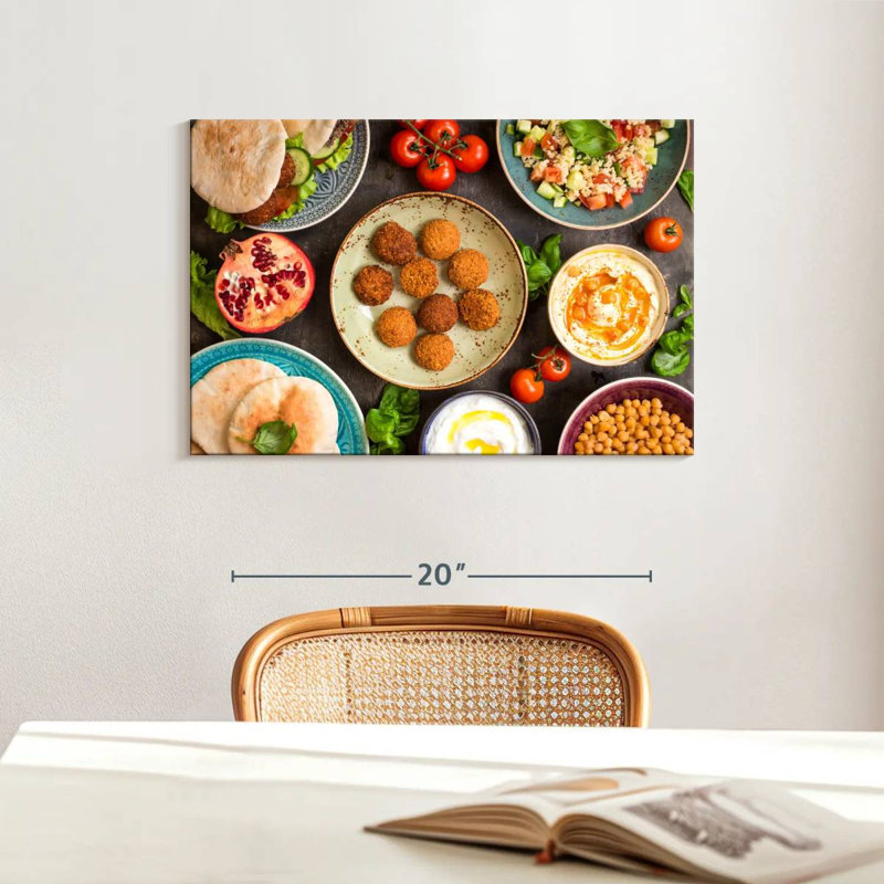 Middle Eastern Foods, 16" H x 24" W