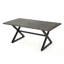 Outdoor Aluminum Dining Table with Steel Frame