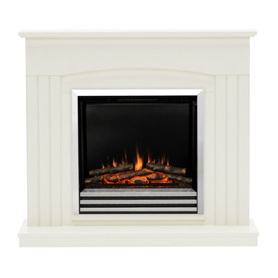Linmere Timber Electric Fireplace