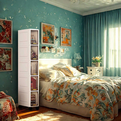 Plastic / Acrylic Freestanding Bathroom Cabinet