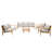 5 Piece Sofa Seating Group With Cushions