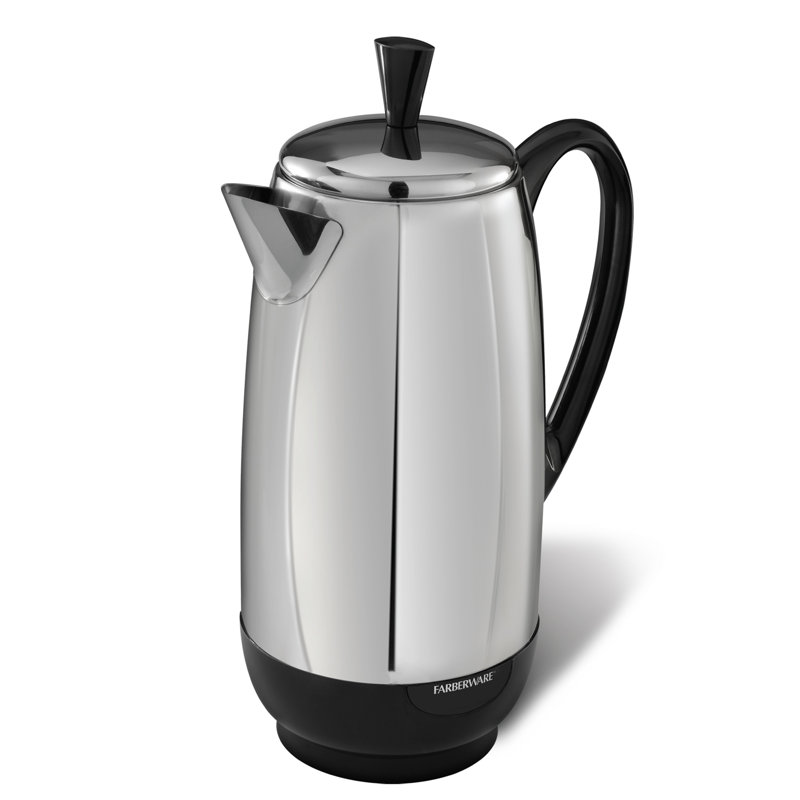 Farberware 12 cups Black/Silver Percolator
