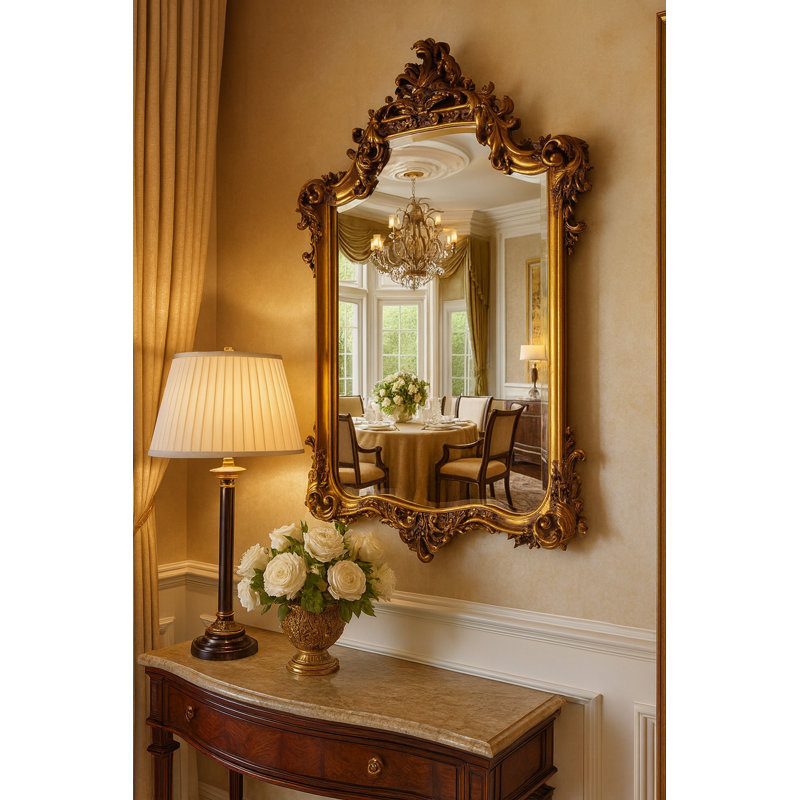 Infinity Rectangle Framed Wall Mirror