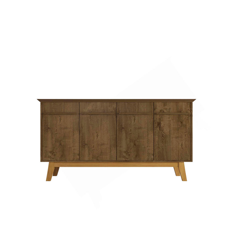 Yonkers 63" Sideboard In Rustic Brown, Rustic Brown