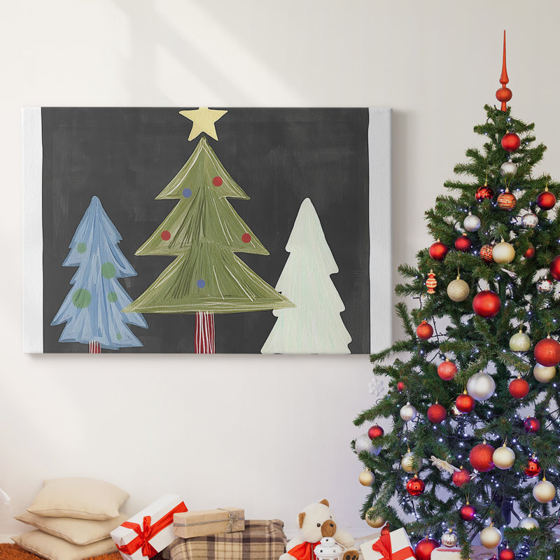 Christmas Holiday Arts - Toile tendue avec châssis XMA171512, H 32 po x l 48 po