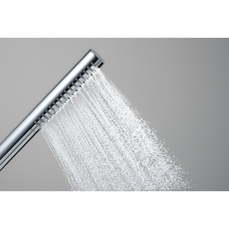 hansgrohe Tecturis S Freestanding Tub Filler with 1.75 GPM Handshower, Chrome