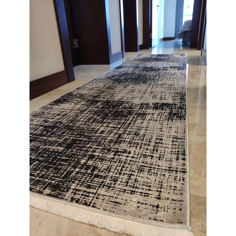 Katana Performance Washable Striped Indoor / Outdoor Rug, Runner 2'7" x 13'1"