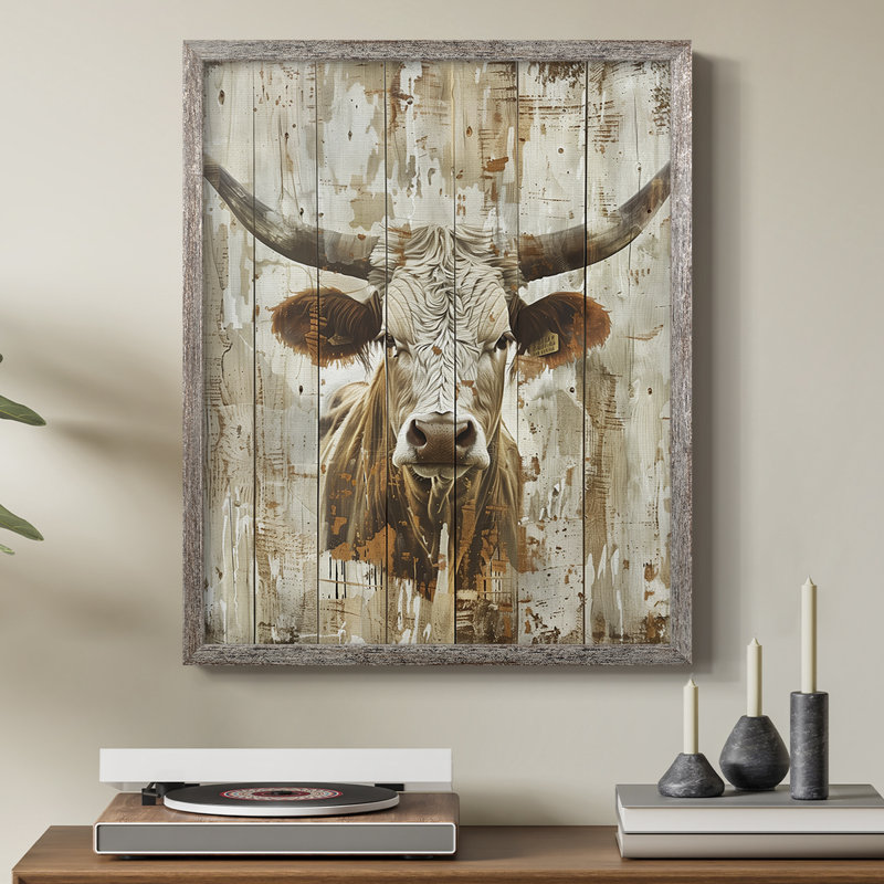 ANIMALS Series DVI, reproduction encadrée - bois massif