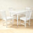 Solid Wood Space Saving Kitchen Dining Set-1432970627