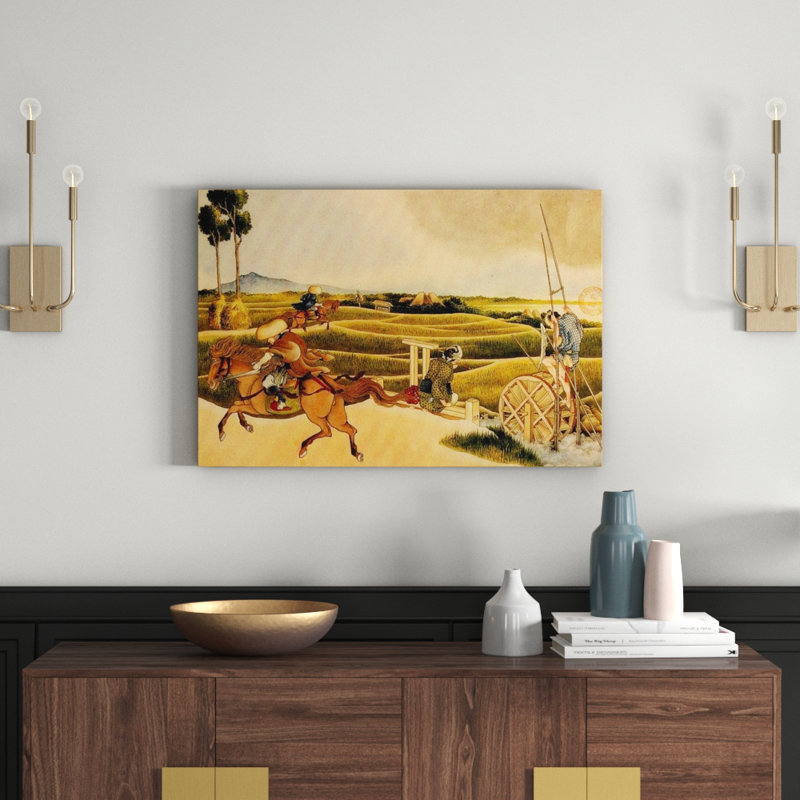 Hokusai - Wrapped Canvas Painting, 60cm H x 90cm W x 1.8cm D