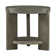 Barchetta Round End Table - Dusty Taupe