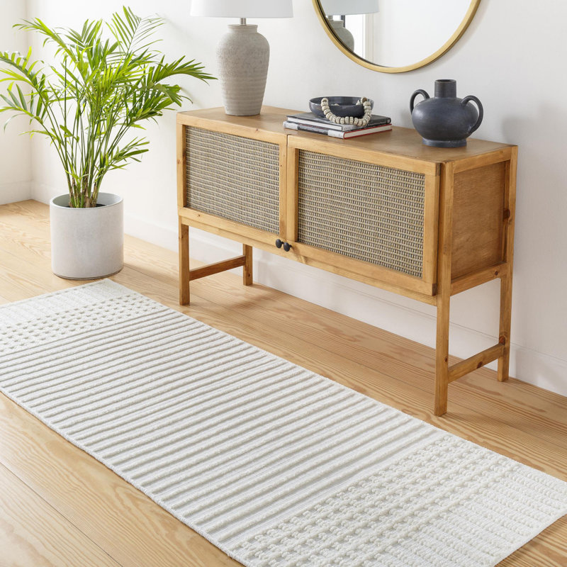 Indrit Striped Indoor Rug, Runner 2'7" x 7'2"
