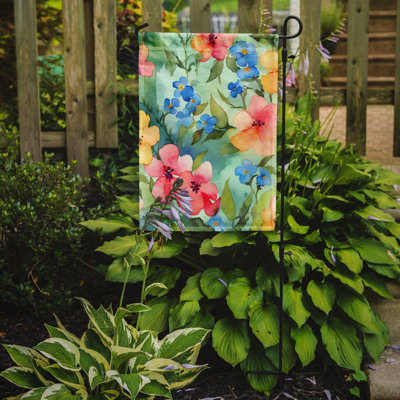 Drapeau de jardin double en polyester H 15,5 po x l 11,25 po