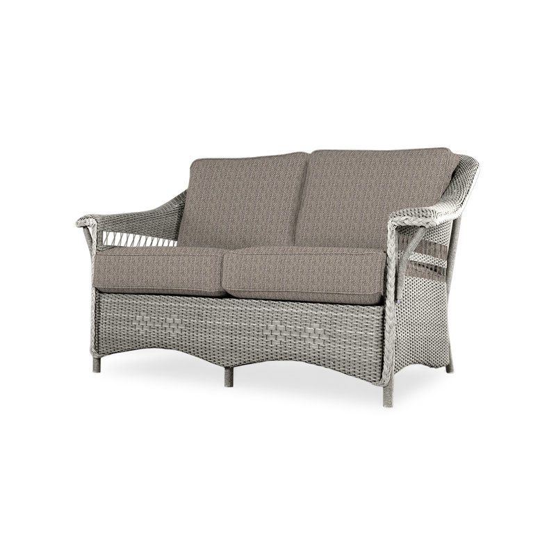 Nantucket Outdoor 2 - Seat Loveseat, Loveboat Mint, Pewter