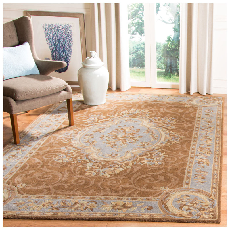 Sandusky Hand Tufted Wool Rug, Rectangle 4' x 6'