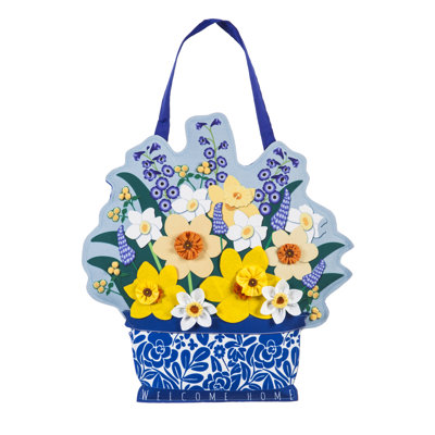 Décoration de porte de beauté jardin