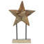 vidaXL Christmas Star Brown Solid Teak Wood-121073141