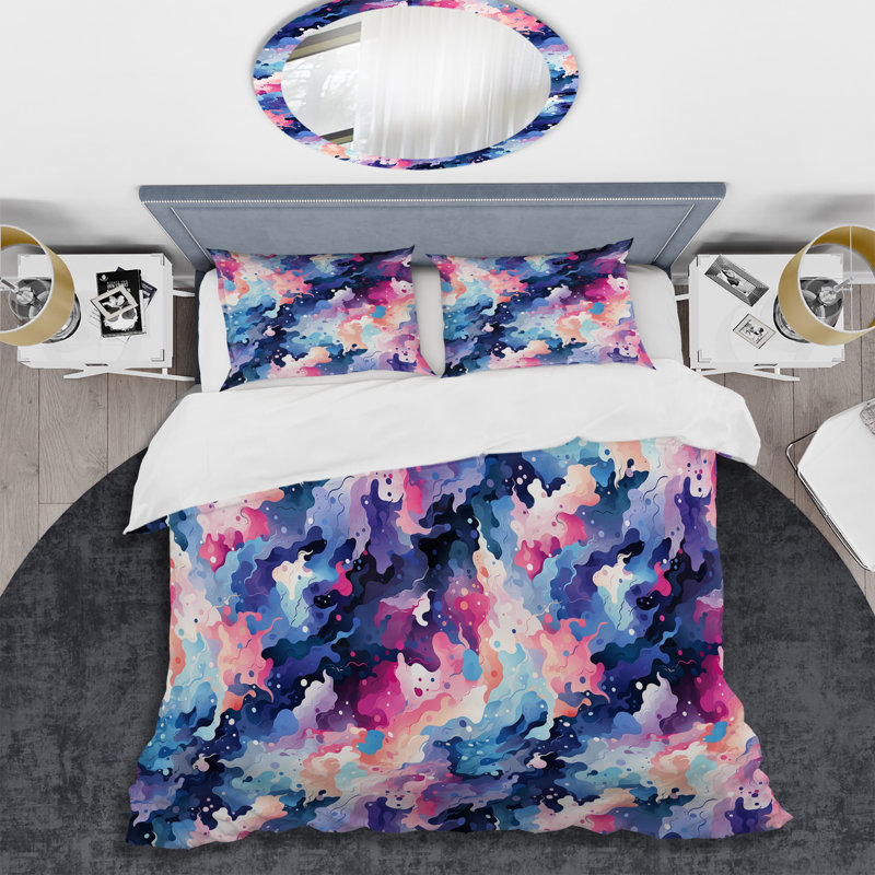 Ensemble de housse de couette Celestial Disguise, Housse de couette pour grand lit et 2 taies décor