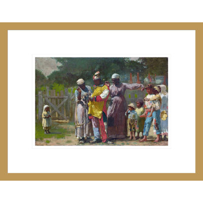 «Dressing for the Carnival» par Winslow Homer - Impression sur toile