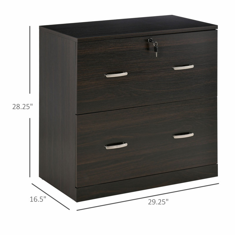 Office Storage Cabinet, 2-Drawer File Cabinet With Lock And Keys, Vertical Storage Filing Cabinet For Home Office, Vertical Filing Cabinet For Storage