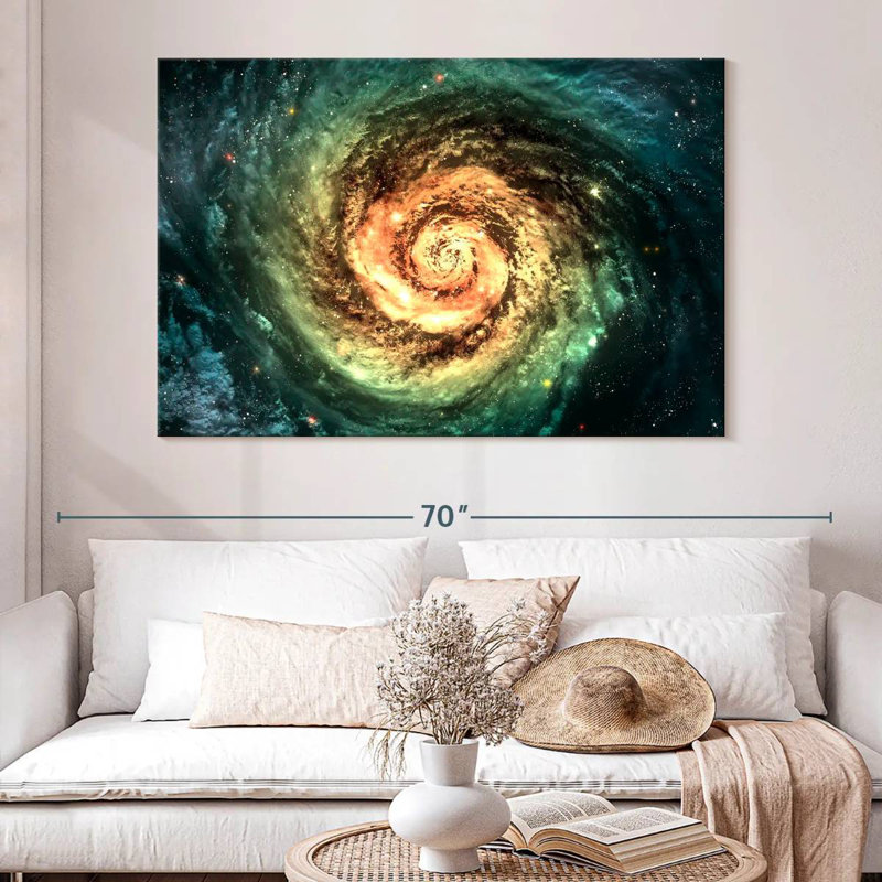 Oberle Spiral Galaxy, 34" H x 51" W