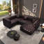Ensemble de canapé modulaire avec repose-pieds 103,6 po Chesterfield-131232365-131232364