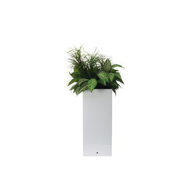 26" Modena Tall Cube Self-Watering Resin Pot Planter