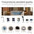 67" Whirlpool Rectangular Bathtub ,Hydrotherapy Jetted Bathtub with Glass Panel, 7 Jets,3-Side Apron,89 Gal. White